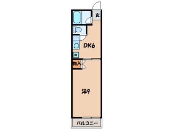 間取図 名鉄西尾線/西尾口駅 徒歩7分 2階 築35年