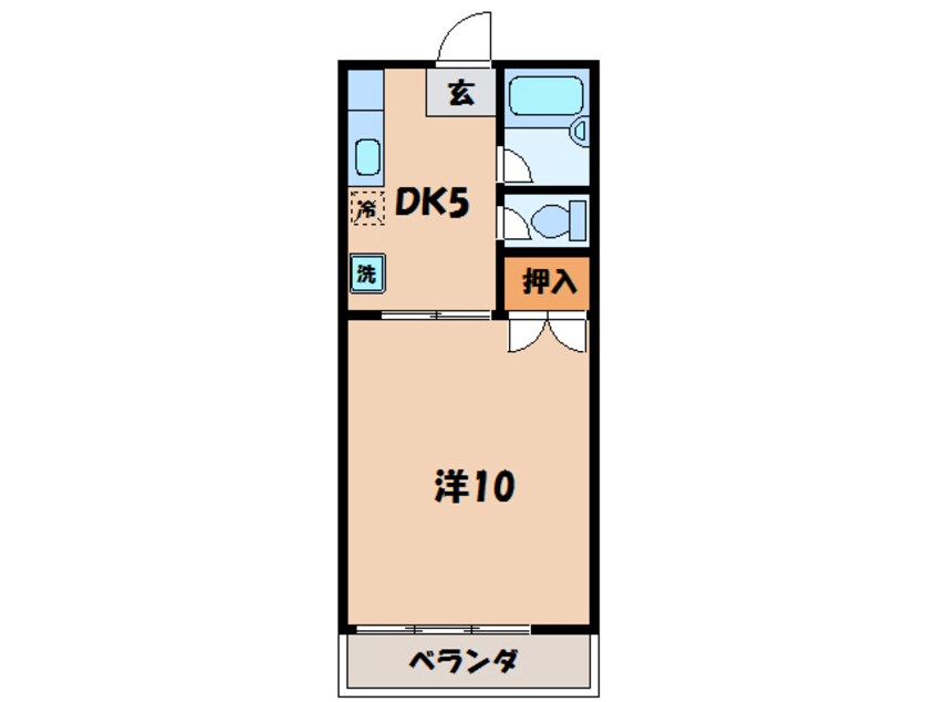 間取図 名鉄バス(西尾市)/国森 徒歩4分 2階 築33年