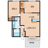 名鉄西尾線/吉良吉田駅 徒歩7分 1階 築21年 2LDKの間取り