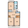 名鉄三河線/北新川駅 徒歩4分 3階 築30年 3DKの間取り