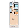 名鉄西尾線/桜町前駅 徒歩8分 2階 築24年 1Rの間取り