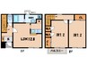 くるくるバス（碧南市）/入船町 徒歩2分 1-2階 築20年 2LDKの間取り