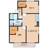 名鉄西尾線/西尾口駅 徒歩10分 2階 築28年 2LDKの間取り
