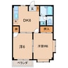名鉄バス（西尾付近）/矢曽根 徒歩6分 2階 築33年 2DKの間取り