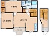 名鉄バス(西尾市)/田貫 徒歩3分 2階 築23年 2LDKの間取り