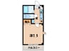 名鉄西尾線/桜町前駅 徒歩10分 2階 築27年 1Kの間取り