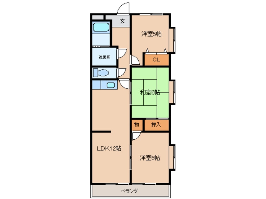 間取図 レジデンス佃