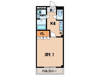 間取図 名鉄三河線/新川町駅 徒歩6分 2階 築20年