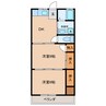 名鉄西尾線/吉良吉田駅 徒歩36分 4階 築31年 2DKの間取り