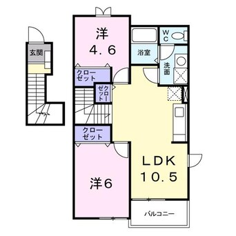 間取図 アビタシオン　キク