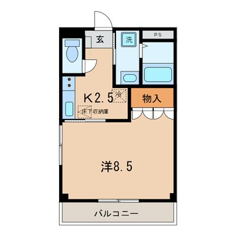 間取図 くるくるバス（碧南市）/鷲塚町 徒歩6分 1階 築18年