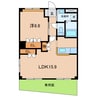 名鉄西尾線/吉良吉田駅 徒歩10分 1階 築20年 1LDKの間取り