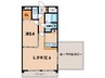 名鉄西尾線/西尾駅 徒歩5分 4階 築19年 1LDKの間取り