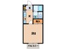 名鉄西尾線/桜町前駅 徒歩16分 1階 築23年 1Kの間取り