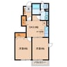 名鉄バス(西尾市)/寺津本町 徒歩5分 1階 築22年 2DKの間取り