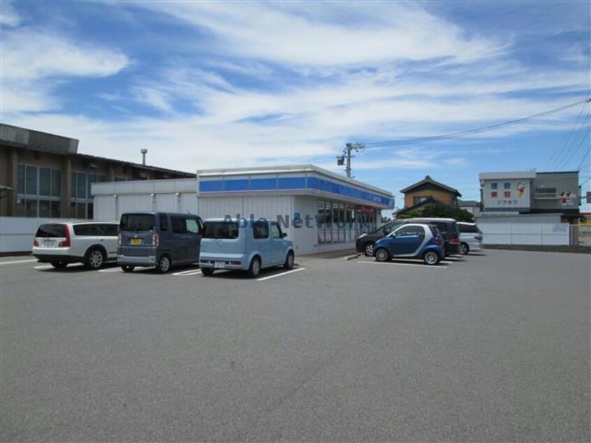 ローソン吉良町役場前店(コンビニ)まで332m 名鉄西尾線/吉良吉田駅 徒歩20分 1-2階 築19年