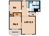 名鉄三河線/新川町駅 徒歩6分 2階 築23年 2LDKの間取り