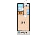 名鉄西尾線/西尾駅 徒歩15分 2階 築38年 1Kの間取り