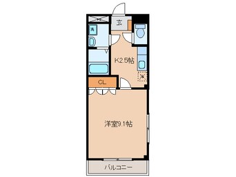 間取図 名鉄西尾線/米津駅 徒歩7分 2階 築17年