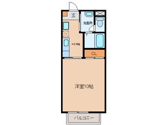 間取図 名鉄三河線/吉浜駅 徒歩7分 1階 築16年