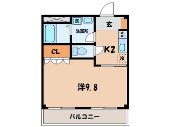 間取図 名鉄バス(西尾市)/中畑小学校北 徒歩10分 2階 築17年