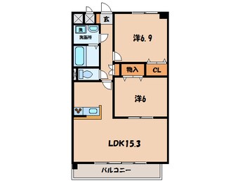 間取図 名鉄西尾線/西尾駅 バス20分一色渡船場下車:停歩2分 1階 築17年