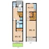 名鉄三河線/碧南駅 徒歩8分 1-2階 築18年 2Kの間取り
