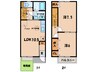 名鉄三河線/北新川駅 徒歩32分 1-2階 築18年 2LDKの間取り