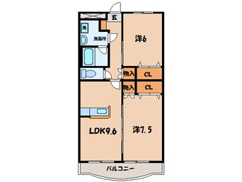 間取図 名鉄三河線/高浜港駅 徒歩7分 3階 築17年