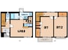 名鉄バス(西尾市)/寺津保育園前 徒歩5分 1-2階 築17年 2LDKの間取り