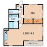 アンプルールリーブルパピオンA・B 1LDKの間取り