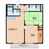 名鉄西尾線/米津駅 徒歩9分 1階 築27年 2LDKの間取り
