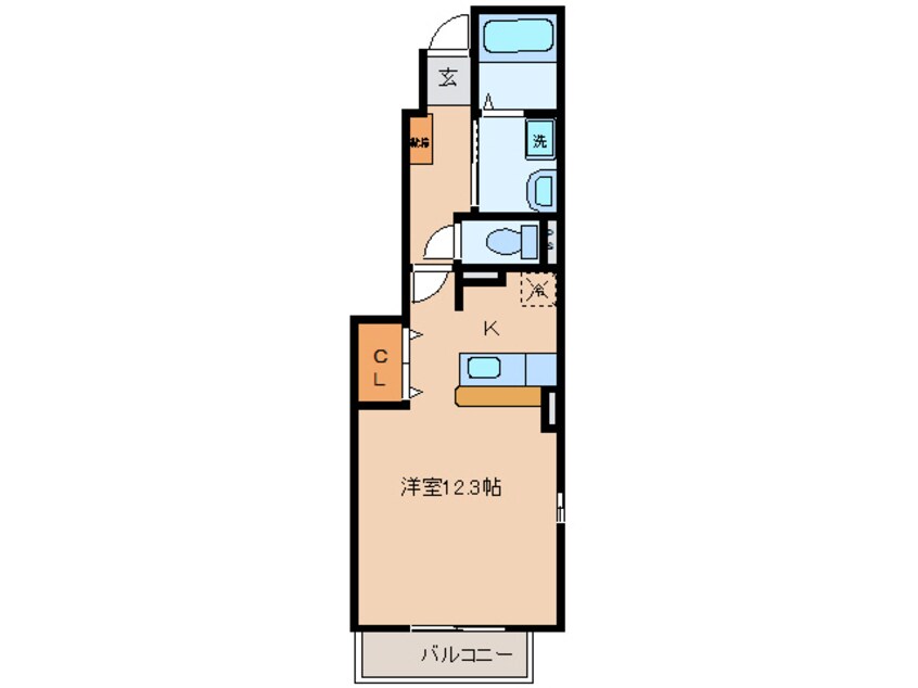 間取図 名鉄西尾線/西尾駅 バス16分徳永東下車:停歩2分 1階 築16年