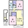 名鉄西尾線/西尾駅 バス:14分:停歩2分 2階 築17年 2LDKの間取り