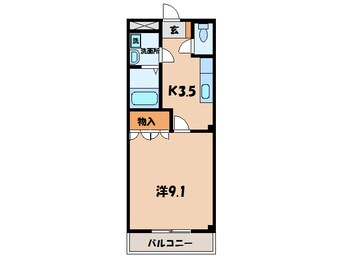 間取図 名鉄三河線/高浜港駅 徒歩14分 2階 築19年