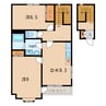 くるくるバス（碧南市）/荒子保育園前 徒歩2分 2階 築19年 2DKの間取り