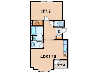 間取図 くるくるバス（碧南市）/荒子保育園前 徒歩2分 1階 築18年