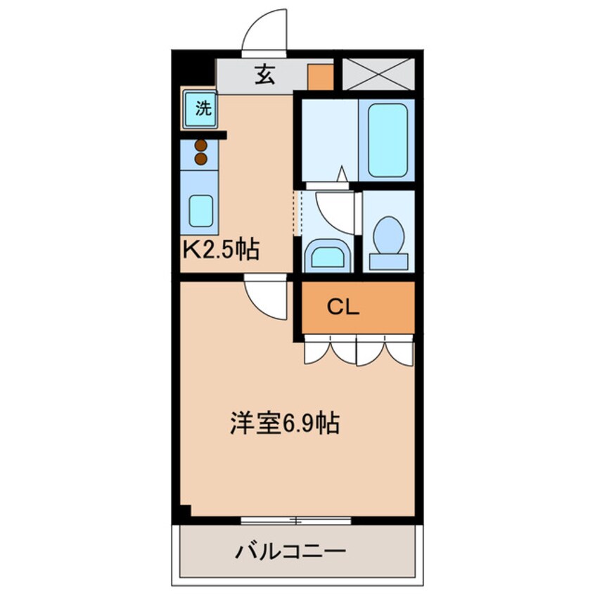 間取図 ドヌールⅣ天王