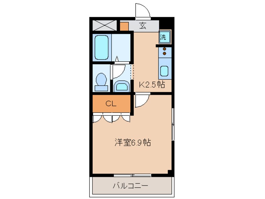 間取図 ドヌールⅣ天王