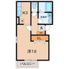 東海道本線/相見駅 徒歩19分 2階 築19年 1Kの間取り