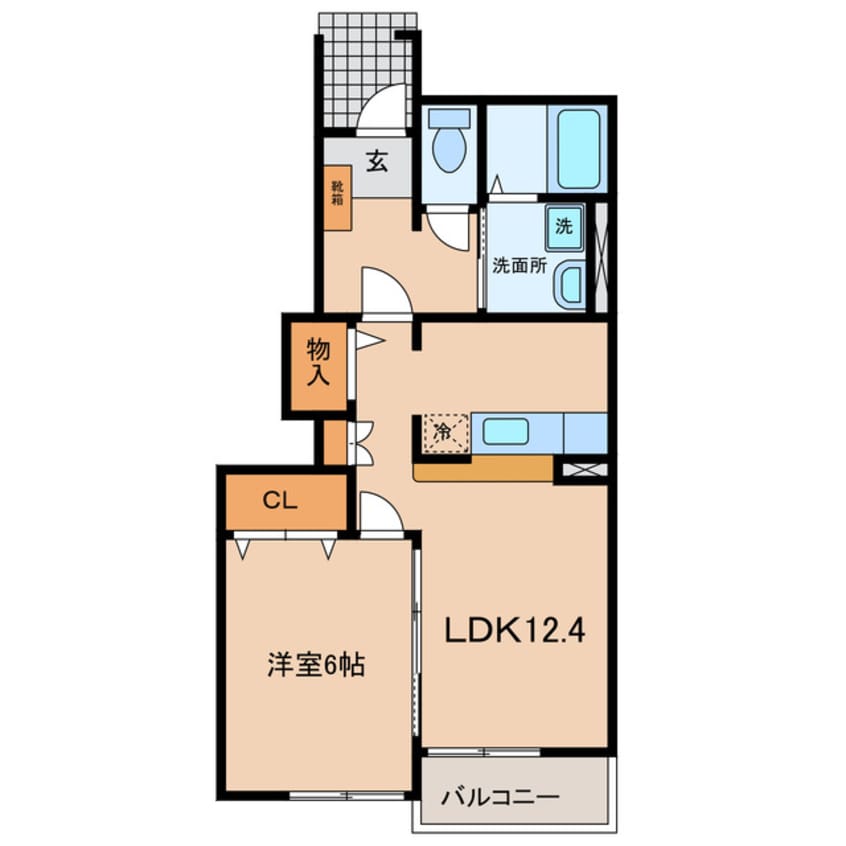 間取図 東海道本線/幸田駅 バス5分幸田小学校前下車:停歩5分 1階 築18年