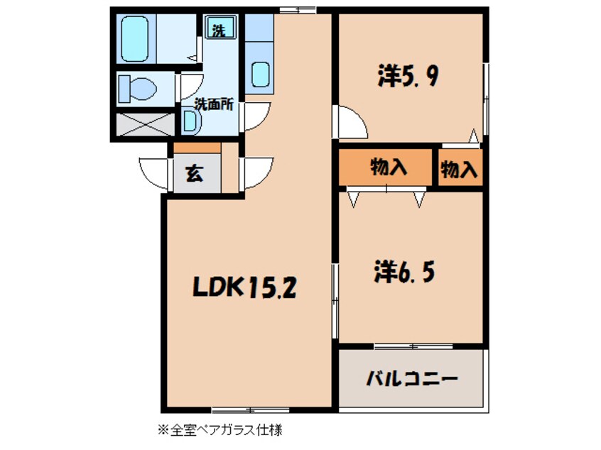 間取図 名鉄バス(西尾市)/寺津本町 徒歩1分 4階 築17年