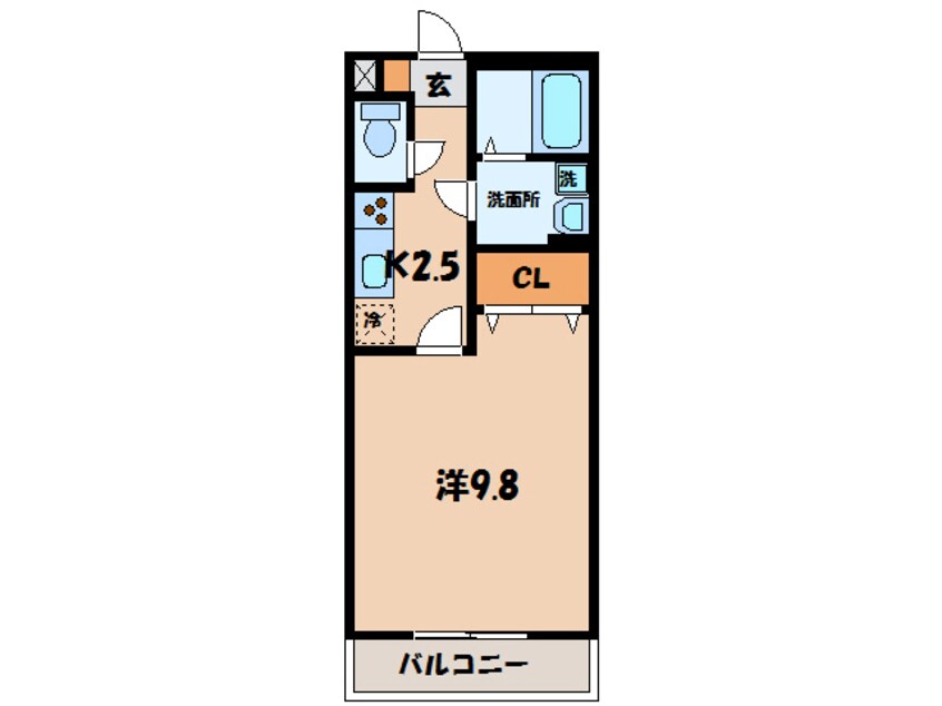 間取図 東海道本線/相見駅 徒歩12分 1階 築15年