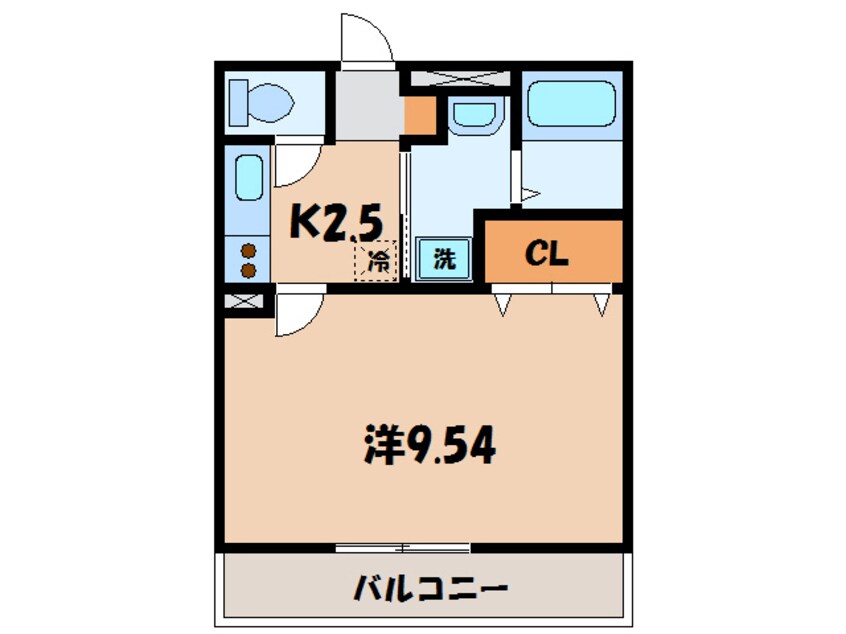 間取図 名鉄三河線/吉浜駅 徒歩12分 2階 築18年