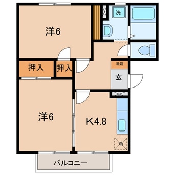 間取図 名鉄三河線/碧南中央駅 徒歩18分 1階 築29年
