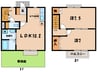 名鉄バス(西尾市)/西尾勤労会館前 徒歩10分 1-2階 築19年 2LDKの間取り