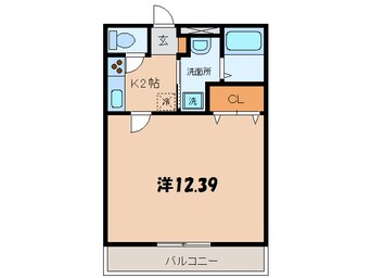 間取図 名鉄三河線/吉浜駅 徒歩20分 1階 築19年