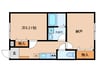 名鉄西尾線/桜町前駅 徒歩9分 1階 築19年 2Kの間取り