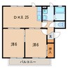 名鉄三河線/新川町駅 徒歩10分 1階 築24年 2DKの間取り