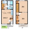 東海道本線/相見駅 徒歩15分 1-2階 築18年 2DKの間取り